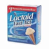 Lactaid Fast Act Lactase Enzyme Supplement, Caplets