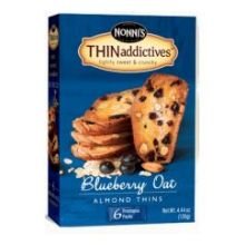 Thin Addictives Blueberry Oat Almond Thins, 4.4 Ounce - 6 per pack -- 6 packs per case.