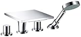 Hansgrohe HG18440001 Axor Massaud 4-Hole Roman Tub Set Trim, Chrome