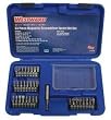 Westward 1VXN8 Magnetic Drive Guide Set, Size 1/4, 33 Pc