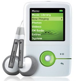 Childrens Toyshop  Electronics : ZEN V PLUS 2GB WHT/GRN