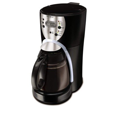 Mr. Coffee ISX43 12-Cup Programmable Coffeemaker, Stainless Steel