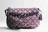 Coach Brooke Signature Capacity Wristlet Case Bag 43105 Plum
