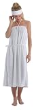 Betty Dain Terry Bare Shoulders Client Gown, White
