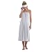 Betty Dain Terry Bare Shoulders Client Gown, White