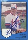 Steve Frey, Indianapolis Indians - Indians Affiliate Autographed Card