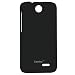 Casotec Ultra Slim Hard Shell Back Case Cover w/ Screen Protector for HTC Desire 310 - Black RS.149.00