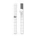 C-Line Self-Adhesive Reinforcing Strips, 10.75 x 1 Inches, Clear, 200 per Box (64112)