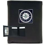 MLB Boxed trifold Leather Wallet - Seattle Mariners