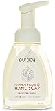 Puracy 100% Natural Foaming Hand Soap - Sulfate-Free - Lavender & Vanilla - Developed by Doctors - All Ages & Skin Types - Clinical-Grade Vitamin E & Aloe Vera - (1) 8.5-Ounce Foaming Pump Bottle