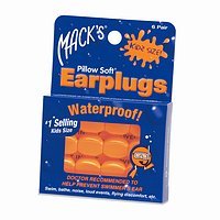 Mack's Silicone Earplugs - Kid's Size - 6 pair