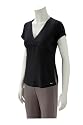Nike Womens Short Sleeve Longer Length Yoga Top