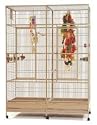 Extra Large 80" X 40" X 80" Wrought Iron Macaw Cage