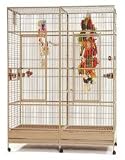 Extra Large 80 X 40 X 80 Wrought Iron Macaw Cage