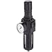 Dixon B74G-6AG Norgren Series Automatic Drain Filter/Regulator with Transparent Bowl and Guard, 1/2" Size, 212 SCFM, 3/4" Port Size, 5-125 PSI