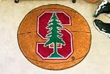 NCAA STANFORD CARDINALS BASKETBALL SHAPED DOOR MAT RUG
