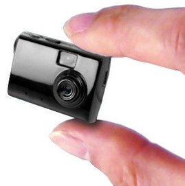 World's Most Itty-Bitty HD Video Camera Recorder with built-in microphone