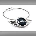 MINI Cooper Logo Cable Key Chain