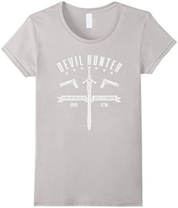 Women's Devil Hunter T-shirt XL Silver