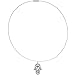 Body Candy Ancient Hamsa Hand Pendant Choker Necklace, 17.5