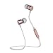 Sports Bluetooth Headphones,Sweatproof Magnet Attraction V4.0 Wireless In-ear Sports Earphones Headset Noise Reduction Earbuds Stereo Earphones with Microphone and Volume Control(PINK GOLDEN）