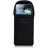 SAMSUNG I9100 GALAXY S2 II NEOPRENE POUCH / CASE / COVER / SKIN BLACK PART OF THE QUBITS ACCESSORIES RANGEby Qubits