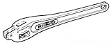 Ridgid 32510 Handle, Wrench Alum 24 Offset [並行輸入品]