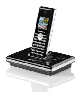 Grundig TESIS Schnurlostelefon mit Anrufbeantworter schwarz