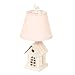 Lamp - Birdhouse Lamp with Moire Shade (10x10x21)