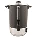 Focus Foodservice 58155R Regalware Commercial Aluminum with Black Satin Finish Coffeemaker with Non-Drip Spigot, 55-Cup