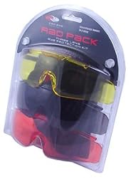 Rad Pack Glasses Rad Pack Clr/Dk Smoke/Verm Black