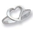 Sterling Silver Heart Ring
