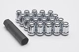 Gorilla Automotive Products 21123HT: Lug Nuts, Conical Seat, 12mm x 1.25 RH, Tuner, Chrome Plated Steel, Set of 20