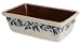 Salmon Falls Stoneware Berry Vine Blue/Green Loaf Pan 9