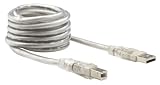 Belkin F3U133-10-CBL 10-Foot USB A to B Device Cable (Clear Ice)