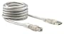 Belkin F3U133-10-CBL 10-Foot USB A to B Device Cable (Clear Ice)