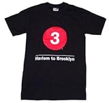 New York City Subway T-Shirt, Medium, 3 Train
