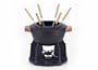 Le Creuset Service � fondue Savoyarde Manches Bois Noir 60612000000400