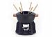 Le Creuset 60612000000400 Fondue-Set schwarz