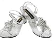 CHILD Silver Princess Slippers Great with Many Costumes Especially Cinderella Costumes