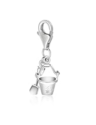 Sterling Silver Pail and Shovel Charm