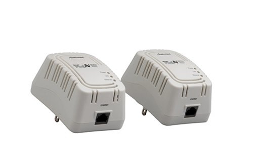 Actiontec HLE200AV0-01GK MegaPlug 200 Mbps Powerline HomePlug A/V Gaming Adapter Kit (White)