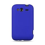 Silicone Gel Skin BLUE Sleeve Rubber Soft Cover Protector Case for HTC WILD ....