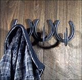 Triple Horseshoe Coat Hook