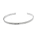 Sterling Silver Friendship Stackable Bracelet - Believe