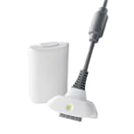 Xbox 360 Play & Charge Kit - Battery and Charging cable (White)
