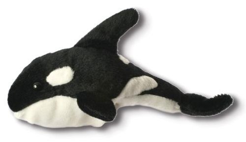 Fingerpuppe Wal Orka Orca Wassertier
