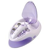 mia - set manucure pédicure + accessoires + bain ongle spa - parme - ms1400