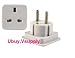 Ubuy.Vsupply: 3 Pin UK to 2 Pin Europe Travel adapter Converter Pack of 2-WORKS ALL COUNTRIES IN Europe [Electronics]