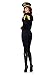 Leg Avenue Women's Military Keyhole Catsuit Costume